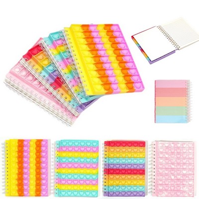 Heart-Shaped Fidget Notebook