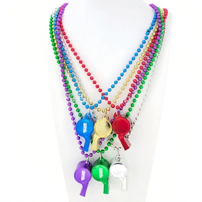 Plastic Whistle Necklace