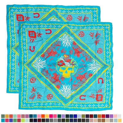 12 Momme Double Crepe Silk Scarf