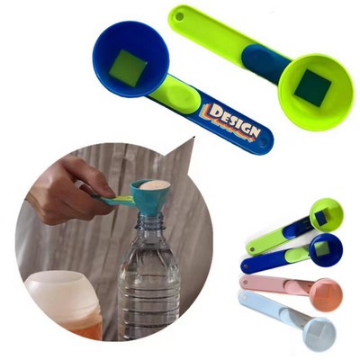 Adjustable Sliding Protein Powder Funnel Scoop