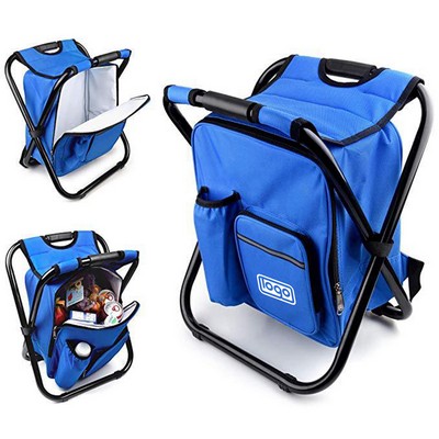 Outdoor Folding Chair w/ Cooler Bag
