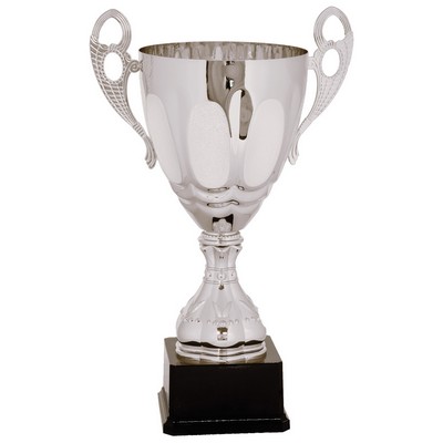 Metal Cup with Handles Trophy on Plastic Base - ACU14