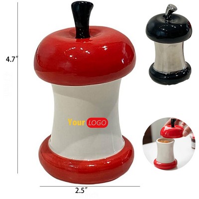 Apple Core Shaped Ceramic Windproof Ashtray