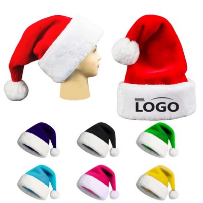 Christmas Soft Plush Santa Hat