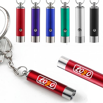 2" Aluminum Alloy Uv Violet Money Checker Keychain