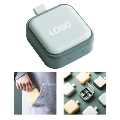 Portable Pill Organizer Box