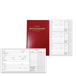 Used Car Record Book