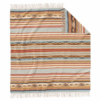 Jacquard Fringed Throw, Chimayo Harvest