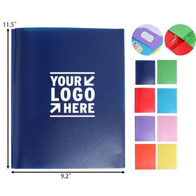 Double Opening PP File Folder