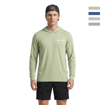 Unisex Lightweight Stretch Heather Hoodie / UPF 50+