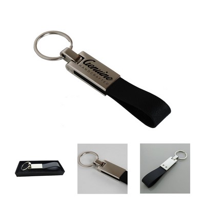 Leather Loop Keychain