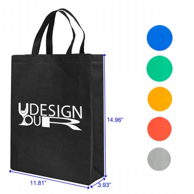 Thickened Non Woven Grocery Shopping Commercial Trade Show Eco friendly Tote Bag with Handle
