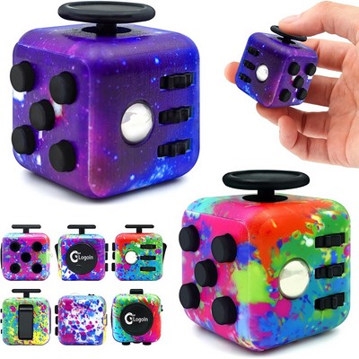 6 Sided Stress Relief & Focus Fidget Toy Cube