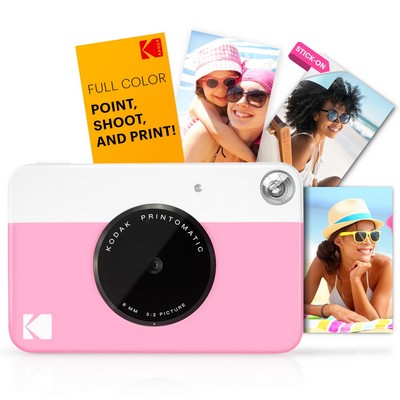 KODAK Printomatic Full-Color Instant Print Digital Camera - Colorful Photos On Zink 2x3" Sticky-B...