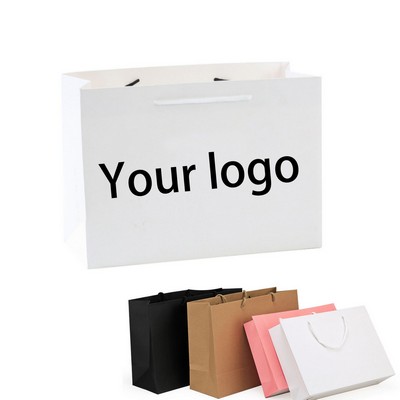 Custom Luxury Gift Garment Folding Kraft Paper Shopping Bag