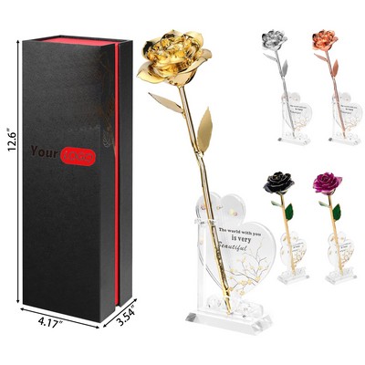 Gold Dipped Rose Real 24K Gold Rose