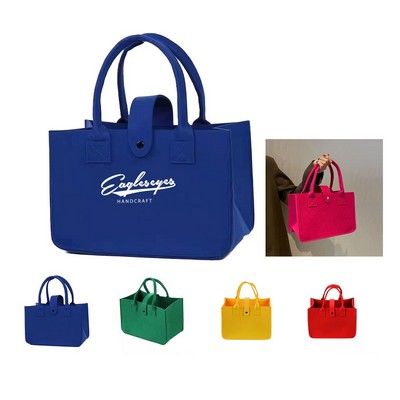 Foldable Felt Shopping Tote Bag
