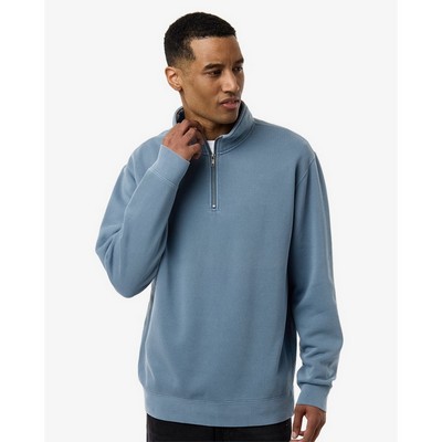 Independent Trading Co. Unisex Pigment-Dyed Quarter-Zip Pullover - PRM4600QZ