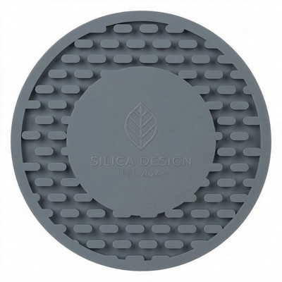Round PVC Soft Rubber Coaster