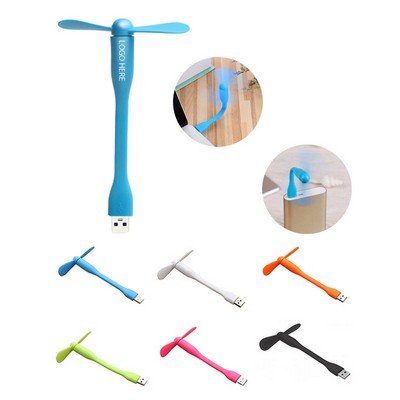 Mini USB Fan Dual w/Apple and Micro USB