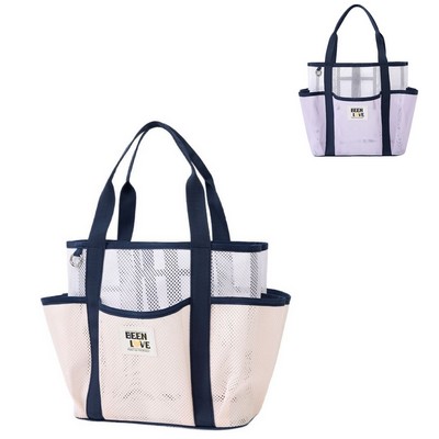 Mesh Beach Tote & Shower Caddy
