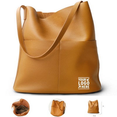 Elegant Leather Tote Bag