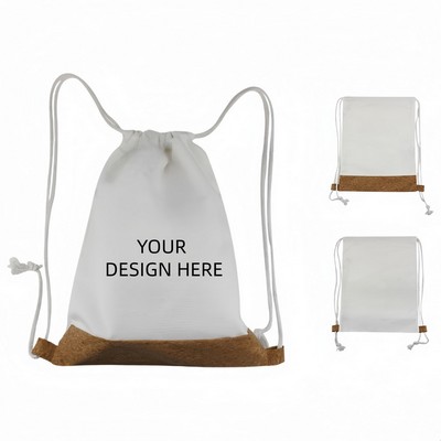 Cotton Canvas Drawstring Backpack