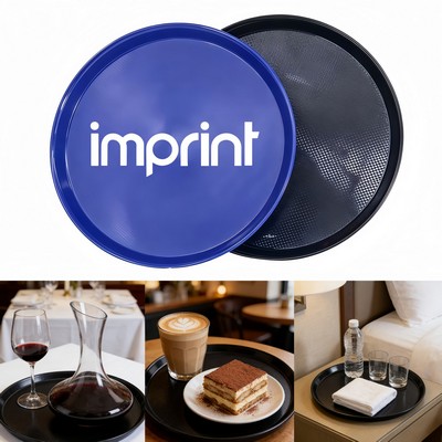 Non-Slip Round Serving Tray