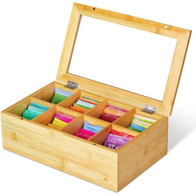 Bamboo Tea Storage Box