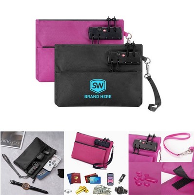Double-Layer Locking Travel Organizer