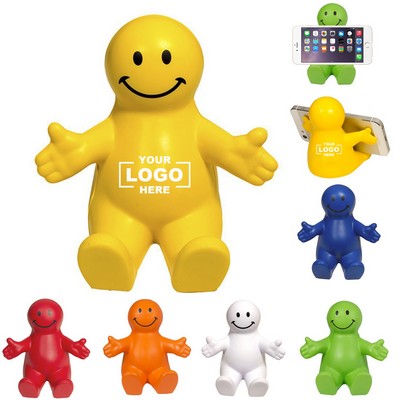 Smiley Face Foam Phone Stand Holder