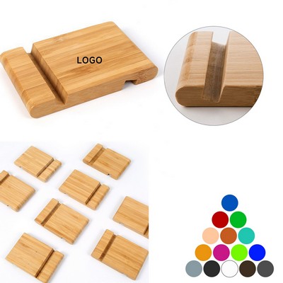 Bamboo Cell Phone Stand