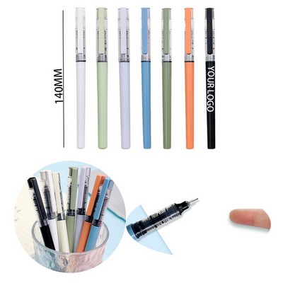 0.5mm Black Liquid Ink Rollerball Pen Smooth Writing