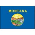 5'x8' Montana State Nylon Outdoor Flag - Style C