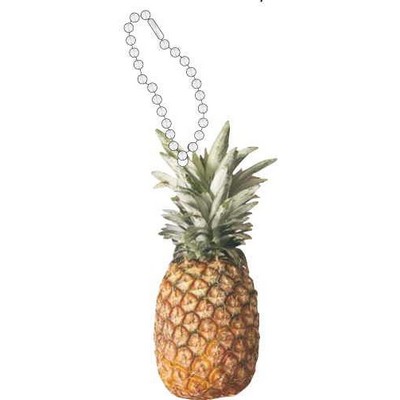 Pineapple Promotional Key Chain w/ Black Back (12 Square Inch)