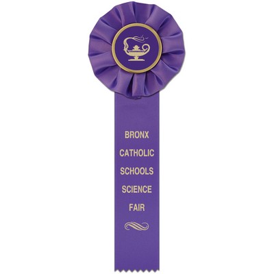 Empire 1 Streamer Rosette Ribbon (9")