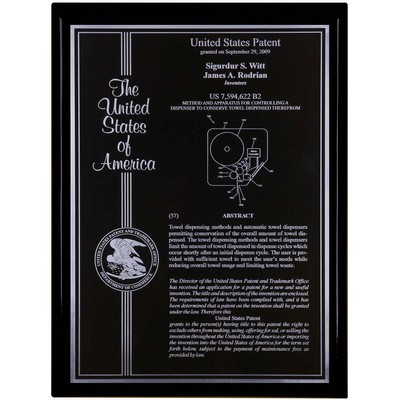 10" x 13" Piano Finish High Gloss in Black