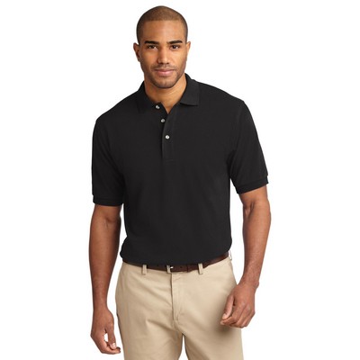 Port Authority® Heavyweight Cotton Pique Polo.