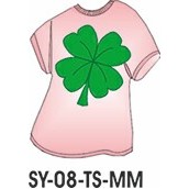 Four Leaf Clover T-Shirt Mighty Mini Magnet