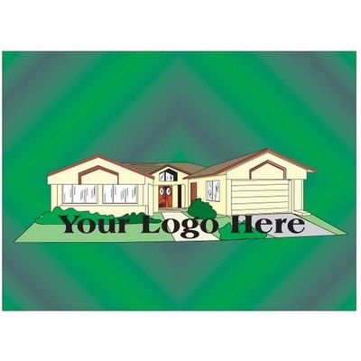 House Rectangle Badge w/ Bar Pin (2"x3")