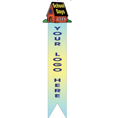 School Days House Bookmark w/ Black Back