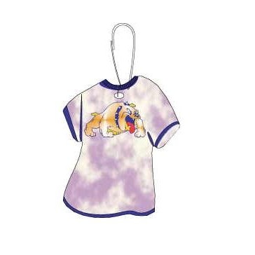 Bulldog Mascot T-Shirt Zipper Pull