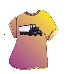 Diesel Truck T-Shirt Lapel Pin