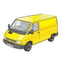 Yellow Panel Van Lapel Pin