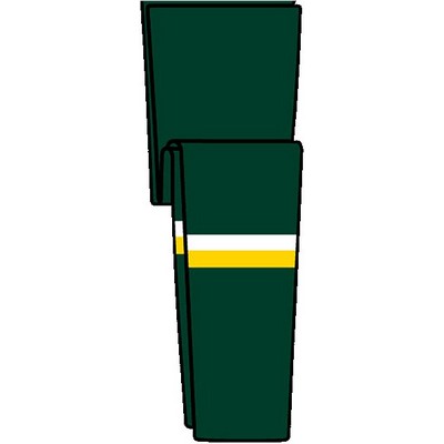 Dallas Pro Series Green Away Socks w/White & Gold Stripes