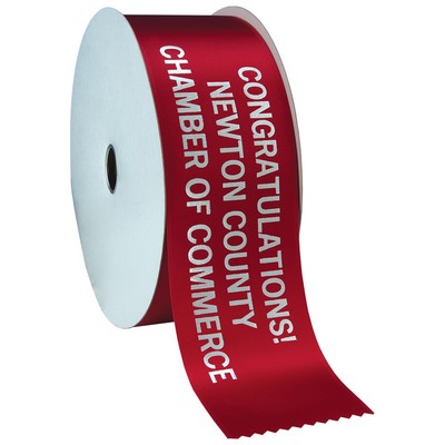 100 yd Custom Printed Ribbon Roll (3")