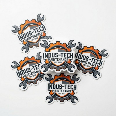 101 to 150 Sq. Inch Outdoor/ Indoor White Matte Vinyl Repositionable Decal