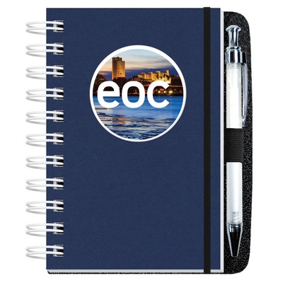 Shadowbox Paperboard Journal w/100 Sheets & Pen (4"x 6")