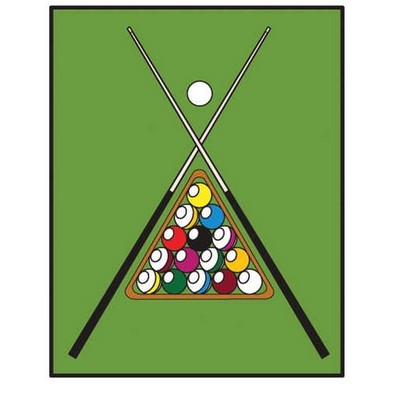 Pool Table Rack Maxi Magnet (4 Square Inch)