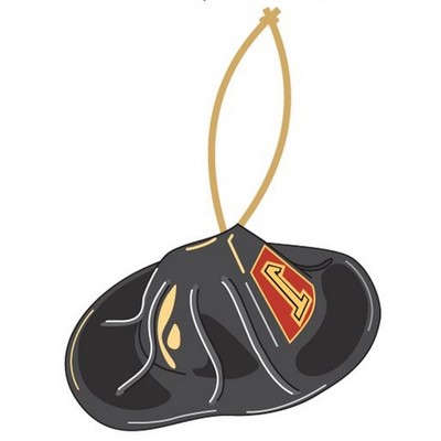 Fireman Hat Executive Ornament w/ Mirrored Back (3 Square Inch)